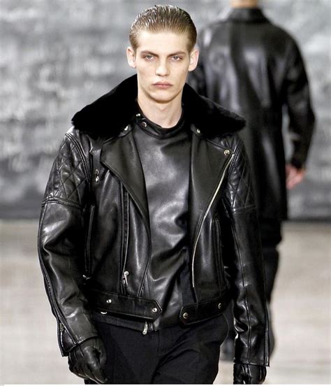 leather jacket yves saint laurent|yves Saint Laurent jacket men.